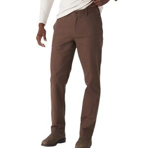 The Normal Brand Men’s Slim Straight Canvas Pant 29x32 Brown